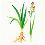 知母矢量插畫素材