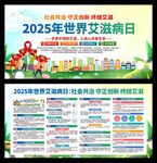 2025年世界艾滋病日展板
