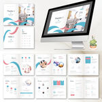 畫(huà)冊(cè)indd模板