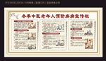 冬季中醫(yī)老年人預防疾病宣傳欄