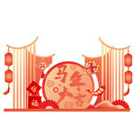新年喜慶場(chǎng)景裝飾