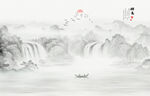 禪意水墨山水