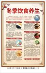 冬季中醫(yī)養(yǎng)生海報(bào)