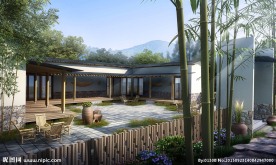 度假村别墅徽派