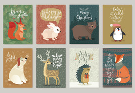 卡通动物装饰画设计