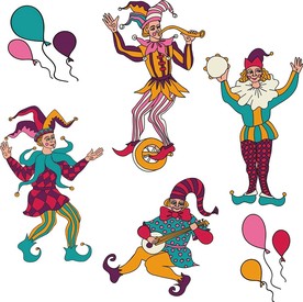 小丑卡通人物造型设计