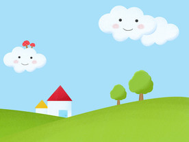 可爱幼儿园PPT背景图片