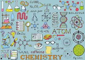 生物科技公式矢量背景墙
