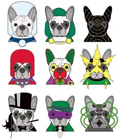 宠物狗狗矢量素材