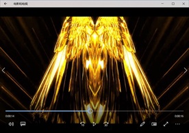 晚会舞台金色翅膀