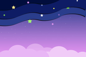 彩色星空背景图