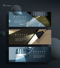 台灯挂灯banner电商海报