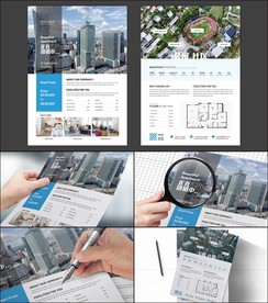 雙面房地產(chǎn)（公寓出售）傳單