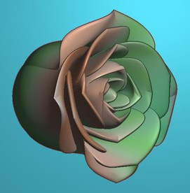 玫瑰花浮雕图立体玫瑰花瓣精雕图