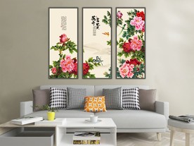 花开富贵装饰画