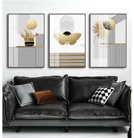 北歐三聯(lián)裝飾畫