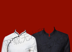 古典民国风结婚证件照模板