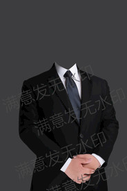 男士形象照半身西装