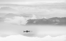 山水画 水墨山水画 意境山水画