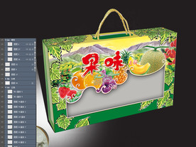 果味水果月饼手提盒