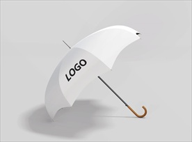 直杆伞三折伞样机