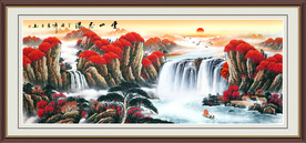 云山飞瀑