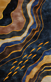 新中式抽象地毯