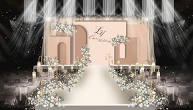 香槟色主题婚礼效果图图片