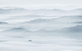 新中式水墨山水背景墻