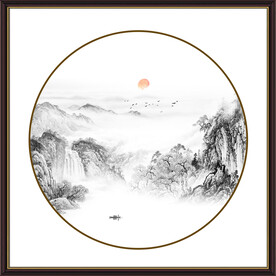 新中式水墨畫(huà)