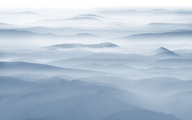 新中式水墨山水背景墻