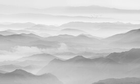 水墨山水背景畫