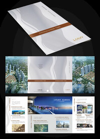 地產(chǎn)四折頁 海景