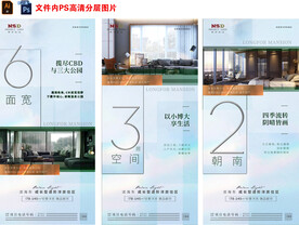 房地產(chǎn)價(jià)值點(diǎn)配套刷屏微信稿海報(bào)