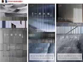 房地產(chǎn)大都會(huì)風(fēng)格高級(jí)灰微信海報(bào)