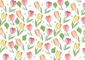 矢量裝飾花卉圖案