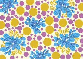 矢量裝飾花卉圖案