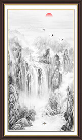 玄关水墨画