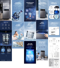 波輪洗衣機(jī)詳情頁