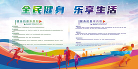 健身知識(shí)展板