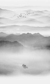 玄关水墨画