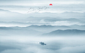 新中式寫意水墨畫