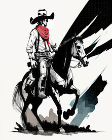 北歐抽象人物裝飾畫