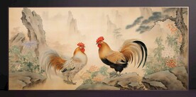 山水畫(huà)裝飾畫(huà)無(wú)框畫(huà)