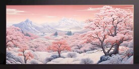 山水畫(huà)裝飾畫(huà)無(wú)框畫(huà)