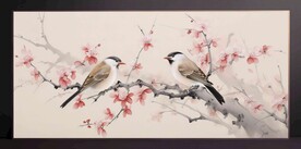 山水畫裝飾畫無框畫