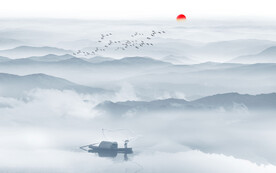 禅意山水画