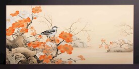 山水畫裝飾畫無框畫