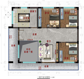 農(nóng)村民建平面布置圖