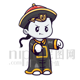 可愛(ài)卡通小僵尸